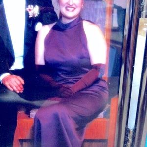 Purple bridesmaids dress 👗 size 16